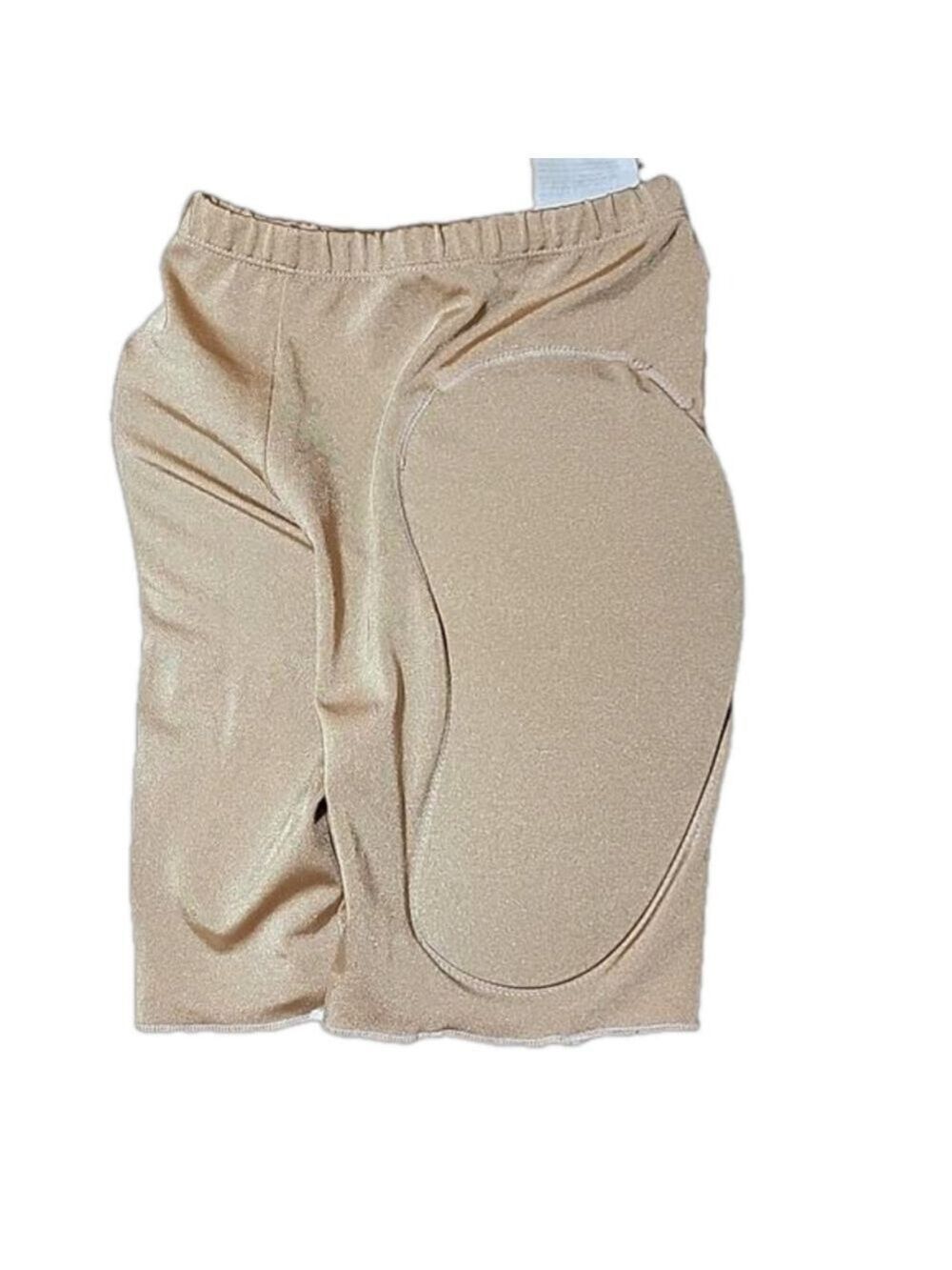 Nude Twizzle hip & tailbone crash pad Shorts for Figure Skaters Size Youth 10